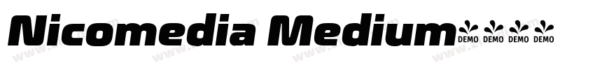 Nicomedia Medium字体转换 Nicomedia Medium字体转换